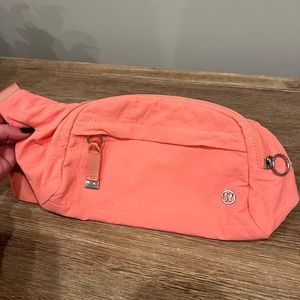 Coral Lululemon Fanny pack